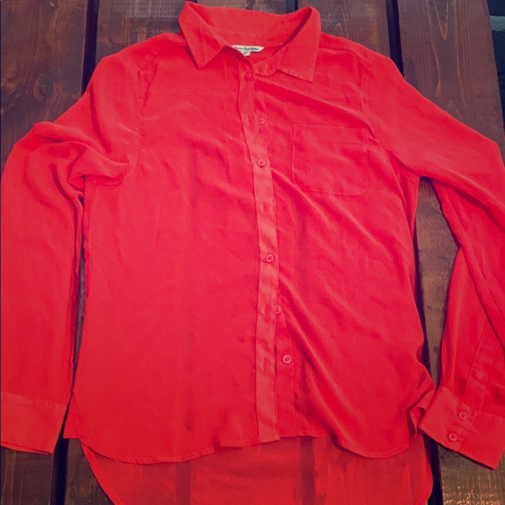 Bright Pink American Eagle blouse